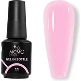 Momo Professional Gel In Bottle No.11 Pembe Akıllı Fırçalı Protez Tırnak Jeli 18 ml Sert Yapı