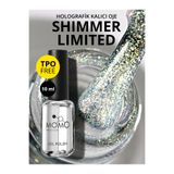Momo Professional Holografik SL02 Rakı Beyazı Altın Yeşil Simli 10 ml Kalıcı Oje