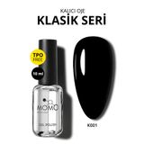 Momo Professional K001 Siyah 10 ml Kalıcı Oje