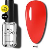 Momo Professional K022 Canlı Kırmızı 10 ml Kalıcı Oje