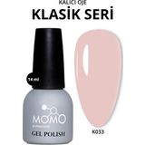 Momo Professional K033 Pembe Bej 14 ml Kalıcı Oje