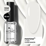 Momo Professional Kalıcı Oje Coud Dancer 2026 Yılın Rengi, Bulut Beyazı, 10 ml