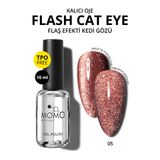 MOMO professional Kalıcı Oje Flash Cat Eye No.5, 10 ml