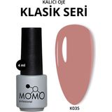 Momo Professional Kalıcı Oje Gül Kurusu Renk 4 ml Uzun Süreli Kalıcılık İçin Tasarlandı