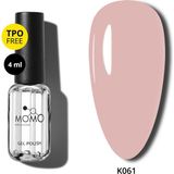 Momo Professional Kalıcı Oje K061, Koyu Ten Rengi, 4 ml - K061 Bisküvi