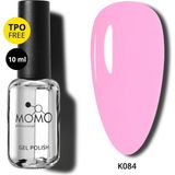 Momo Professional Kalıcı Oje K084 Pamuk Şekeri Pembesi 10ML