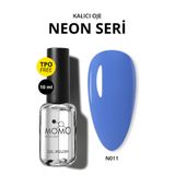 MOMO professional Kalıcı Oje N011 Neon Mavi 10 ml
