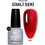 MOMO professional Kalıcı Oje S037, Simli Ahududu, 14 ml