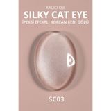 MOMO professional Korean Cat Eye, Silky Cat Eye, Kedi Gözü Oje, SC03 Sütlü Kahve, 10 ml