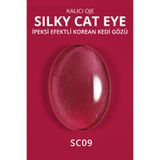 MOMO professional Korean Cat Eye, Silky Cat Eye, Kedi Gözü Oje, SC09 Vişne Çürüğü, 10 ml