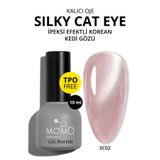 MOMO professional Korean Silky Cat Eye Gel Polish, Kedi Gözü Kalıcı Oje, SC02 Pastel Rose, 10 ml, TPO- FREE