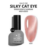 MOMO professional Korean Silky Cat Eye Gel Polish, Kedi Gözü Kalıcı Oje, SC07 Gül Kurusu, 10 ml