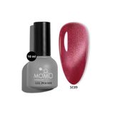 MOMO professional Korean Silky Cat Eye Gel Polish, Kedi Gözü Kalıcı Oje, SC09 Açık Burgundy, 10 ml