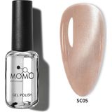 Momo Professional Korean Silky Cat Eye, Kedi Gözü Oje, SC05 Ten Rengi, 10 ml