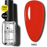 Momo Professional M802 Vermilyon Turuncusu 10 ml Kalıcı Oje