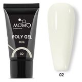 Momo Professional No: 02 Protez Tırnak Süt Beyazı 30 gr Poli Jel
