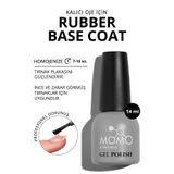 Momo Professional Rubber Base Coat 14 ml Kalıcı Oje