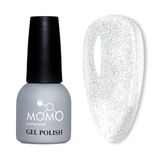 Momo Professional S006 Renkli Simli Şeffaf 14 ml Kalıcı Oje