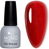 Momo Professional S024 Simli Bayrak Kırmızısı 14 ml Kalıcı Oje