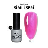 Momo Professional S034 Mor Sedefli Fuşya 4 ml Kalıcı Oje