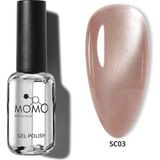 Momo Professional SC03 Sütlü Kahve 10 ml Silky Cat Eye Kalıcı Oje