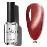 Momo Professional Silky Cat Eye SC12 Bordo 10 ml Kalıcı Oje