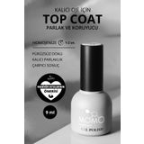 Momo Professional Top Coat Yapışkansız 9 ml Kalıcı Oje