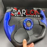 Momo Spor Direksiyon F1 Tesla Model Mavi Renk Momo Tip - Yaris Spor Direksiyonu