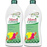 Mom's Green 2'li Set Bitkisel Çamaşır Suyu- Beyaz Çiçekler Eco 2 x 750 ml - 1,5 lt