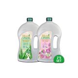 Mom's Green 2'li Set Doğal Sertifikalı Sıvı Sabun-Aloevera ve Kır Çiçekleri (1.5 Lt x 2 Adet) EcoCos