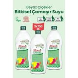 Mom's Green 3'lü Set Bitkisel Çamaşır Suyu - Beyaz Çiçekler Eco - 750 ml