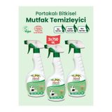 Mom's Green 3'lü Set- Bitkisel Mutfak Temizleyici Yağ Sökücü Sprey Portakal Kokulu (750 ml x 3 Adet)