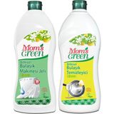 Mom's Green Bitkisel Bulaşık Makinesi Jeli + Bitkisel Bulaşık Temizleyici - Limonlu Eco (750 ) - 750 ml