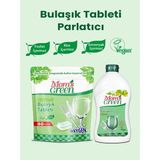Mom's Green Bulaşık Makinası TABLETİ ve PARLATICI Limon 500 ml