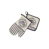Mom's Kitchen Yazılı Premium Kalitede Hediyelik Fırın Eldiveni (2 Parça)