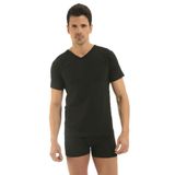 Mom's Lab 2009 Erkek Termal Içlik V Yaka Kısa Kol Atlet-Fanila;Siyah 2Xl,8697989338785