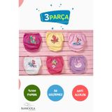 Mom's Lab 3 Adet Lüx Kız (2-3 Yaş) Çocuk Alıştırma Külodu Sızdırmaz (Renk Ve Desenlerde Farklılık Olabilir); Tek Ebat