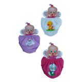 Mom's Lab 3'Lü Kız Bebek Alıştırma Külodu;Lila, Beyaz, Fuşya 1-2
