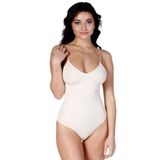Mom's Lab Çıtçıtlı Askılı Slip Body Toparlayıcı Inceltici Korse;Bej L/Xl