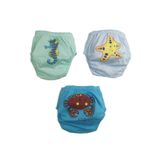 Mom's Lab Erkek Bebek Alıştırma Külodu 3'Lü;Çok Renkli 1-2 Yaş,2142560124