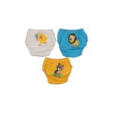 Mom's Lab Erkek Bebek Tuvalet Alıştırma Külodu 3'Lü;Mavi-Beyaz-Sarı 2-4 Yaş,GS-687GH