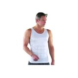 Mom's Lab Erkek Beden Inceltici Korse Atlet 6012;Beyaz 2Xl