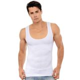 Mom's Lab Erkek Beyaz 1 Beden Incelten Korseli Atlet Korse Yeni Sezon;Beyaz L/Xl