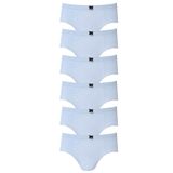 Mom's Lab Erkek Çocuk Beyaz Pamuklu Slip Külot 6 Lı Paket;Beyaz 3-5 Yaş