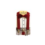 Mom's Lab Erkek Çocuk Bordo Pantolon Askısı Ve Papyon Takım 1-7 Yaş;Bordo Tek Ebat
