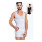Mom's Lab Erkek Korse Atlet;Beyaz,Siyah M / 40-44