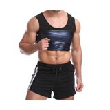 Mom's Lab Erkek Termal Sauna Atlet Sauna Etkili Terleme Atleti Üçgen Vücut Yapmanıza Yardımcı;Siyah S/M