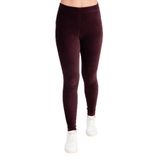 Mom's Lab Fitilli Kadife Yüksek Bel Tayt;Bordo Xl,680722027787