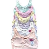 Mom's Lab Genç Kız Çocuk Kalın Askılı Pedli Alıştırma Sütyeni 3'Lü Karışık Paket Fua Shop;Pastel 427 13-14 Yaş