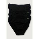 Mom's Lab Kadın Modal Bikini Siyah 3'Lü